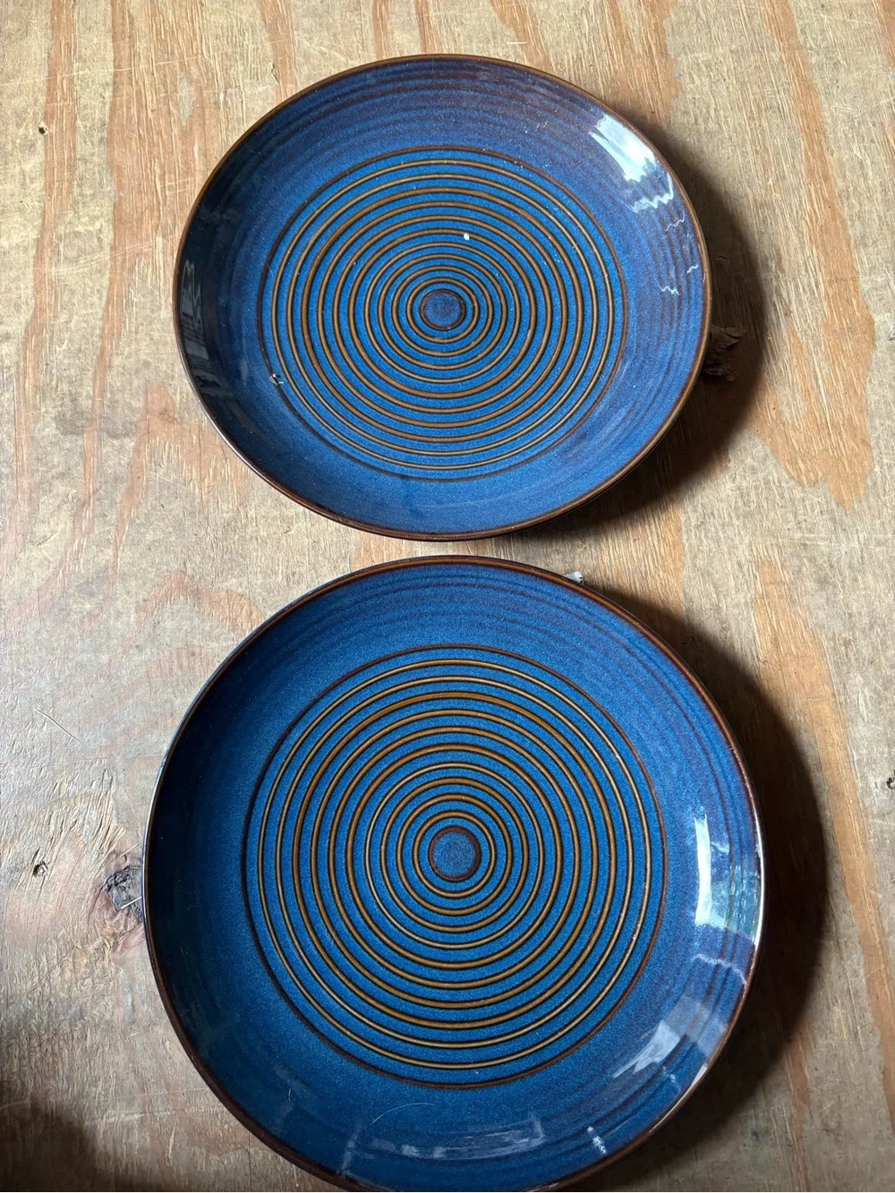Pfaltzgraff Blue Pointe Dinner Plates Discontinued 2ct